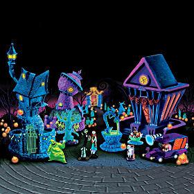 The Nightmare Before Christmas Black Light Village